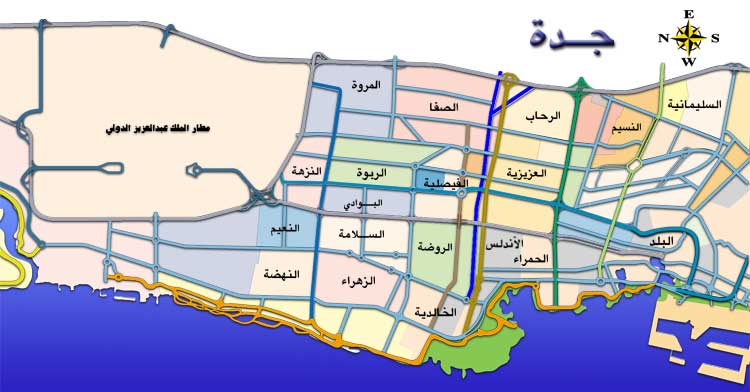 حي الحمدانية جدة خريطة